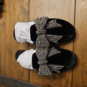 White House Black Market Blaire Bow Slide- 6